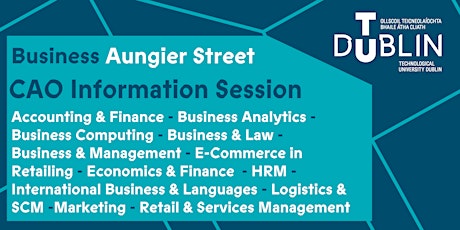 TU Dublin Aungier Street Business CAO Information Session primary image