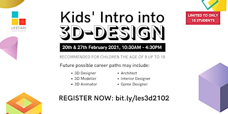 Kids' Intro to 3D-Design primary image