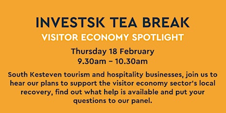 InvestSK Tea Break - visitor economy spotlight primary image