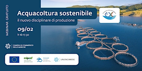 Immagine principale di Webinar - Il nuovo disciplinare di produzione: L’acquacoltura sostenibile. 