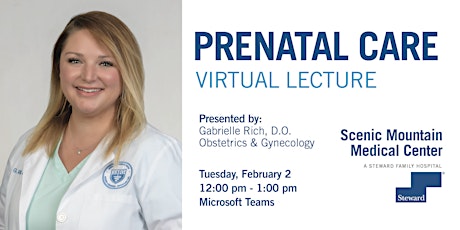 Prenatal Care Virtual Lecture primary image