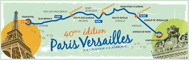 Imagem do evento Paris - Versailles 16k 2021 - Registration