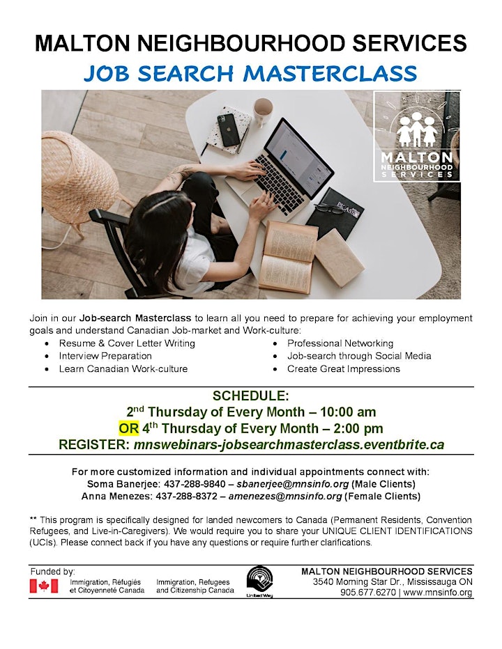 
		Employment Webinar: Job-search Masterclass image
