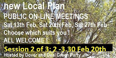 Let's Talk: about Dover's new Local Plan -  Session 2 of 3 primary image