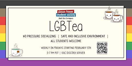 LGBTea: Drop-in Socials for SFU's LGBTQ+ Communities primary image