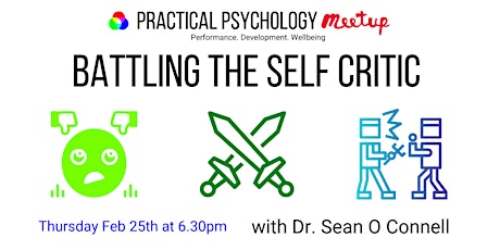 Battling the Self Critic with Dr Sean O Connell primary image