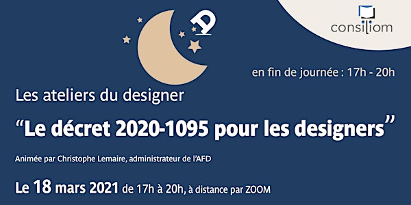 Le décret 2020-1095 pour les designers
