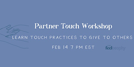 Partner Massage/Touch Workshop primary image