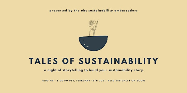 Tales of Sustainability: An Interactive Event