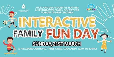 ADS & APODC Interactive Family Fun Day - for families with deaf children primary image