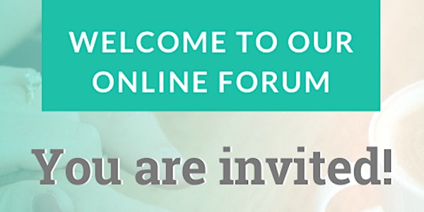 Kitchen Table Talks Online Forum (Regional)