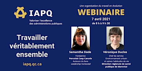 Webinaire :  Travailler véritablement ensemble primary image