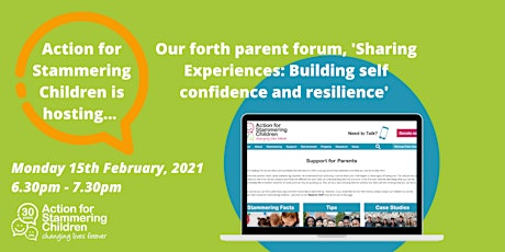 Sharing Experiences: Building self confidence and resilience