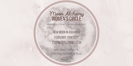 Moon Alchemy Womxn's Circle: New Moon in Aquarius primary image