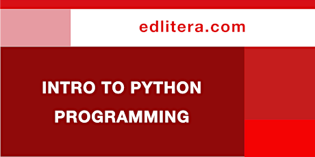 Intro to Python Programming (4 Sessions) primary image
