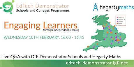 Dfe National Edtech Demonstrator Programme and Hegarty - Maths Seminar primary image
