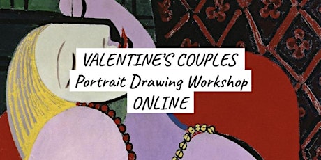 VALENTINE'S COUPLES - Portrait Drawing Workshop - ONLINE primary image
