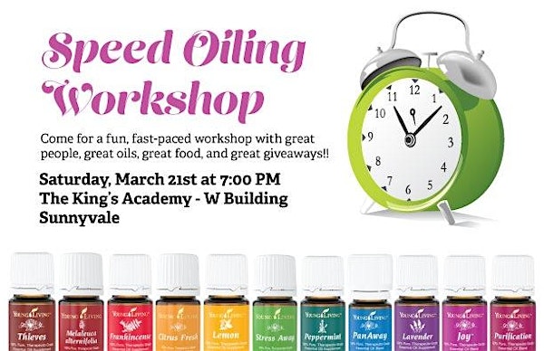 Speed Oiling: A fun, free, and fast-paced workshop!