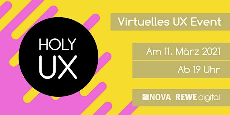 Imagen principal de HOLY UX - Online Event