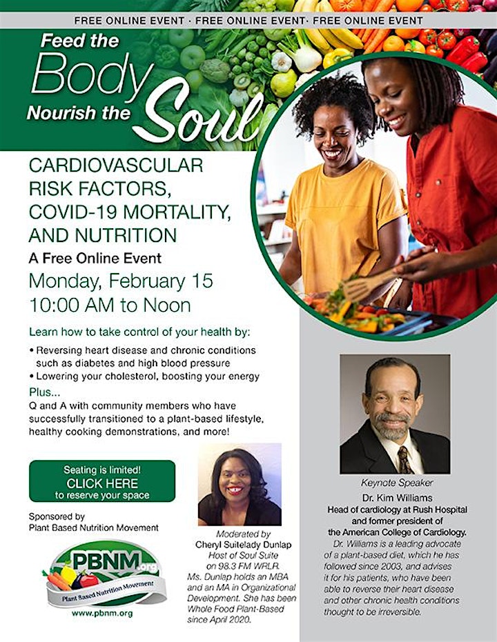 Feed the Body, Nourish the Soul @ Online Event