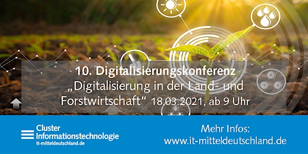 10. Online-Digitalisierungskonferenz: Digitalisierung in der Landwirtschaft