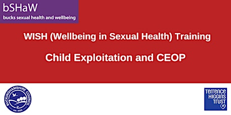 Wellbeing in Sexual Health (WISH)  Child Exploitation and CEOP Training primary image