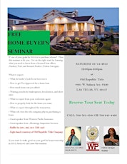 Free Home Buyer's Seminar primary image