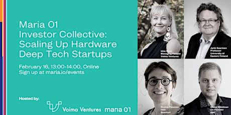 Maria 01 Investor Collective: Scaling Up Hardware Deep Tech Startups primary image