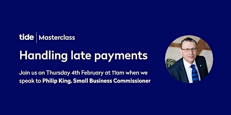 Tide Masterclass: Handling late payments with the Small Business Commission primary image