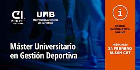 Sesión online Máster Oficial en Gestión Deportiva / Sport Management UAB