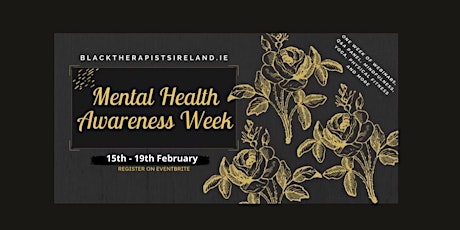 BlackTherapistsIreland - Mental Health Awareness Week primary image