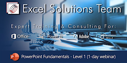 Immagine principale di PowerPoint Level 1 - Fundamentals (1-Day Webinar) 