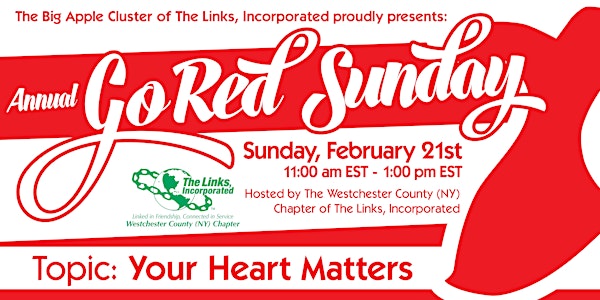 The Big Apple Cluster Annual Go Red Sunday