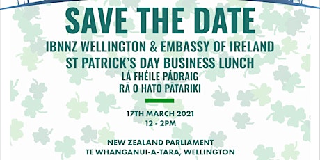 IBNNZ Wellington St Patricks Business Lunch primary image