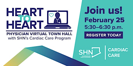 Physician Heart to Heart: Virtual Town Hall with SHN's Cardiac Care Program primary image