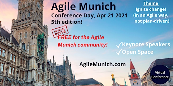 Agile Munich | Conference Day (Keynotes and Open Space)