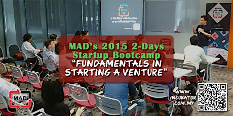 MAD's 2015 Startup Bootcamp (Day 2) : "Scaling Up" primary image