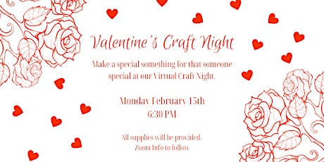 Valentine's Day Virtual Craft Night for Adults with Disabilities