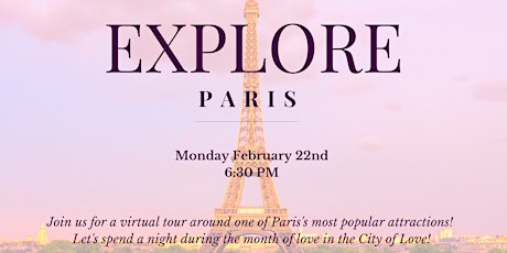 Explore the City of Love -- A Virtual Tour for Adults with Disabilities