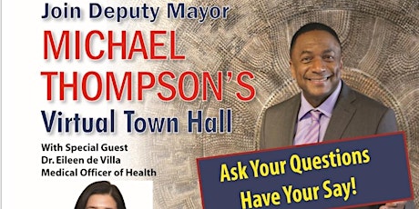 Deputy Mayor Thompson Virtual Town Hall primary image