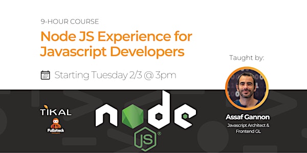 [COURSE] Node JS Experience for JS Developers