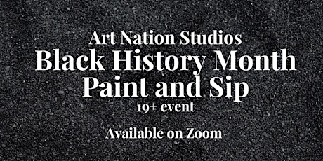 Black History Month Paint and Sip primary image