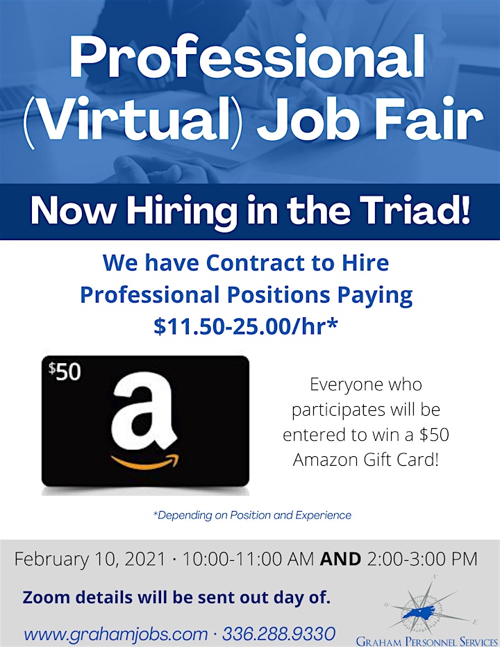 
		Virtual Professional Job Fair (Morning) image
