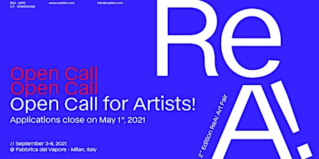 Open Call for Artists - ReA! Art Fair 2021