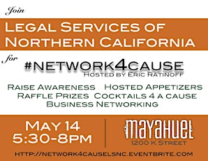 #Network4Cause FREE Community Networking Event Benefiting Legal Services of NorCal! primary image
