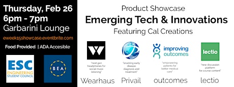 Product Showcase at UC Berkeley | Engineers Week primary image