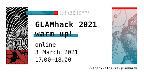 Hauptbild für GLAMhack 2021 - Warm Up Session