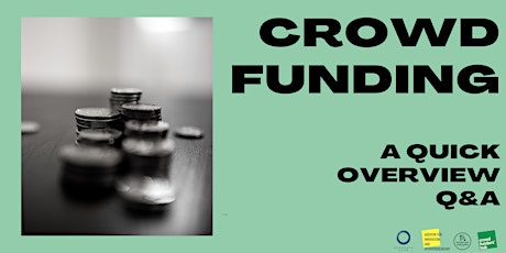 Hauptbild für Crowdfunding - a quick overview and Q&A