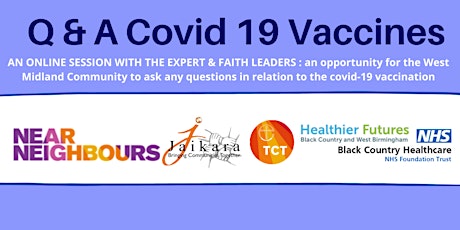 Black Country Covid 19 Vaccine Q&A session