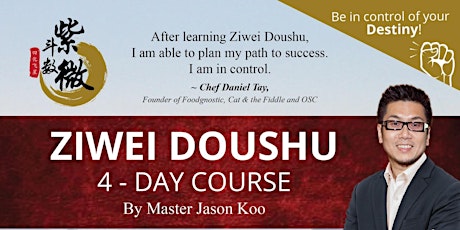 Ziwei Doushu Elementary Course 4 Day  紫微斗数全课班 primary image